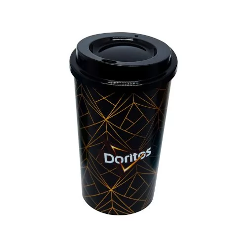 Copo Plástico para Café 600 ml In Mold Label Personalizado