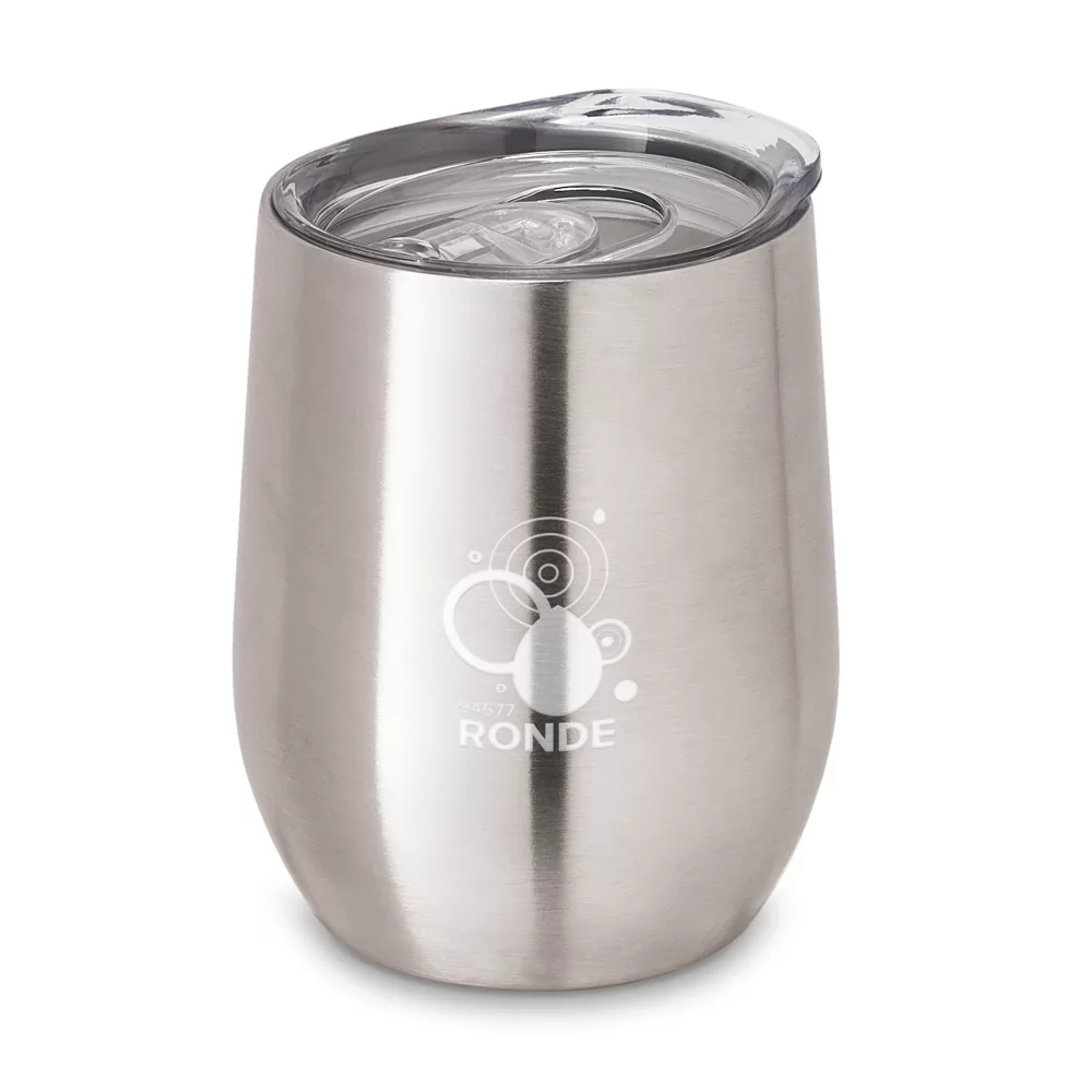 Copo térmico de viagem em aço inox 400 mL Personalizado