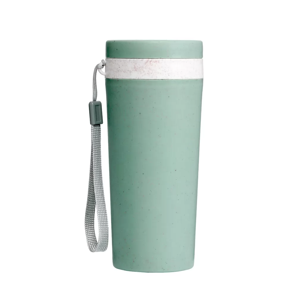 Copo Térmico Fibra de Bambu de 350ml Personalizado