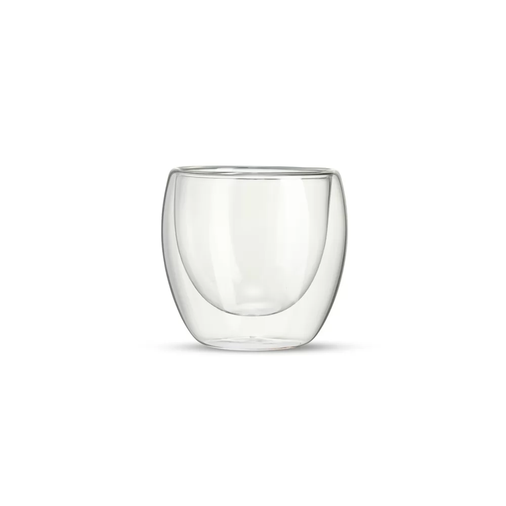 Copo Vidro Parede Dupla 160ml Personalizado