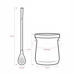 Cuia Térmica Inox 250ml Personalizada