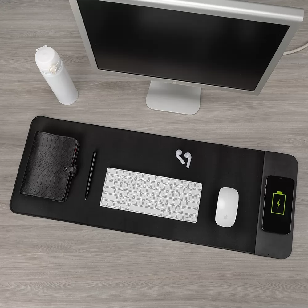 Desk Pad com carregamento por indução Personalizado