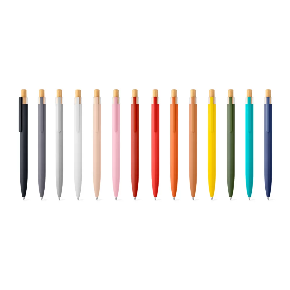 Esferográfica com corpo em alumínio 100% reciclado Personalizada