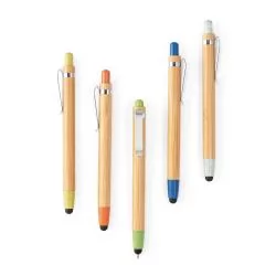 Esferográfica de Bambu com Touch Personalizada