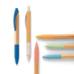 Esferográfica de Bambu Personalizada  Esferográfica de Bambu Personalizada