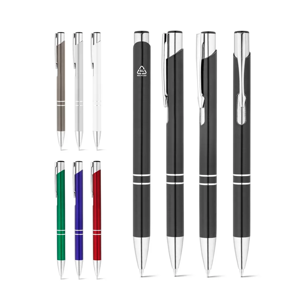 Esferográfica em alumínio 100% reciclado Personalizada