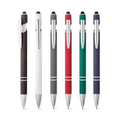 Esferográfica Em Alumínio Com Ponteira Touch Personalizada  Esferográfica Em Alumínio Com Ponteira Touch Personalizada