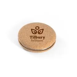 Espelho de bolsa duplo em cortiça Personalizado