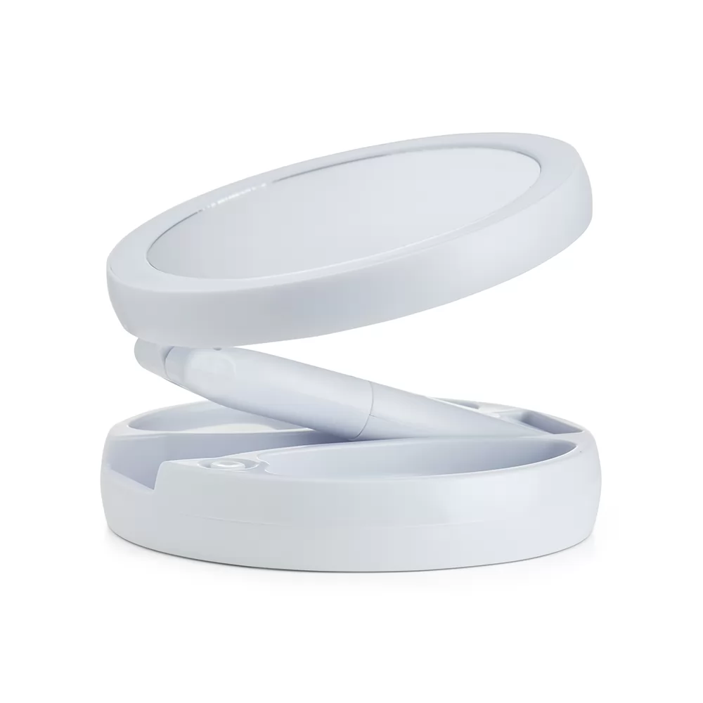 Espelho Dobrável com Led Recarregável Personalizado