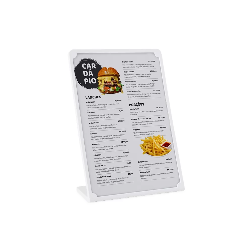 Expositor Porta Retrato A5 Personalizado