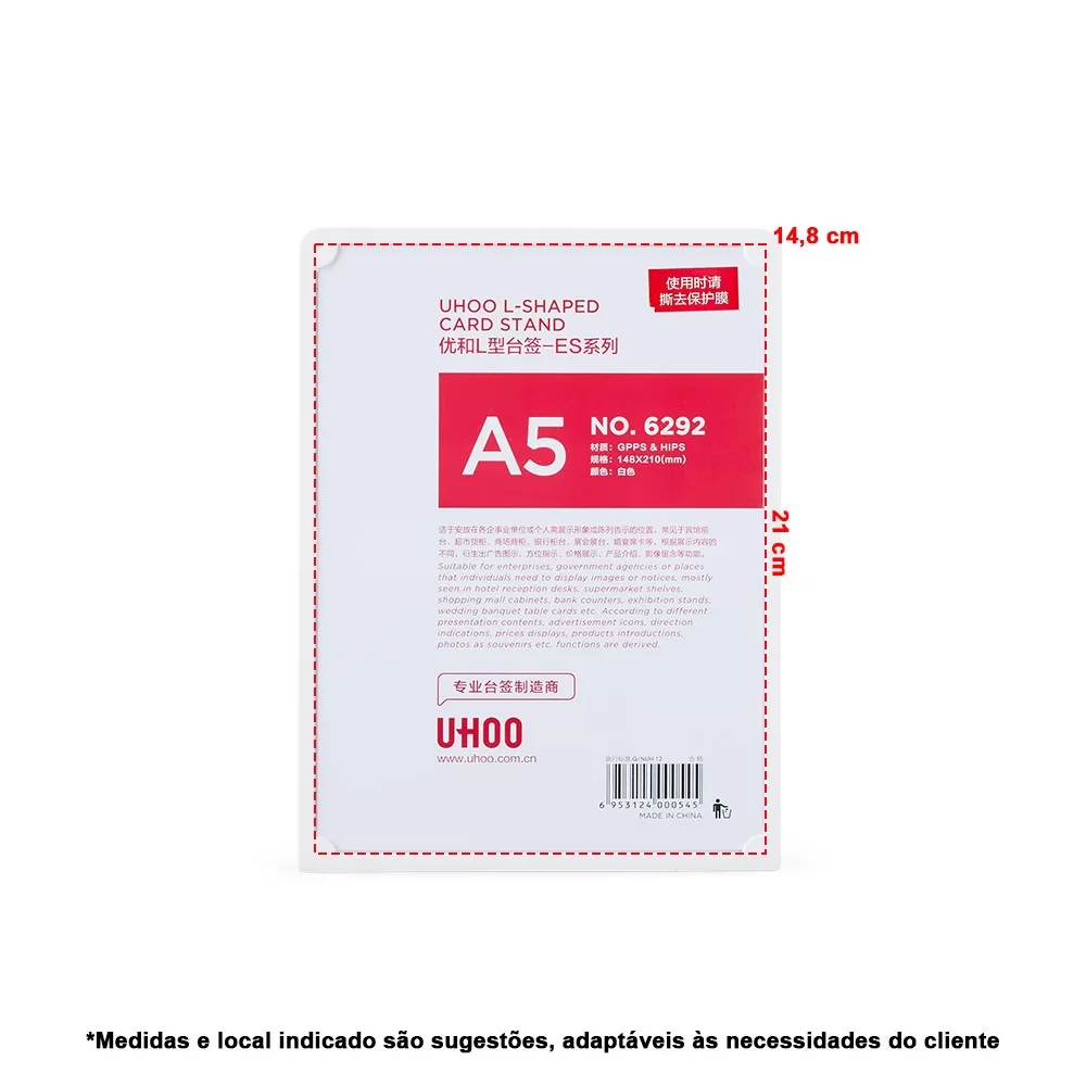 Expositor Porta Retrato A5 Personalizado