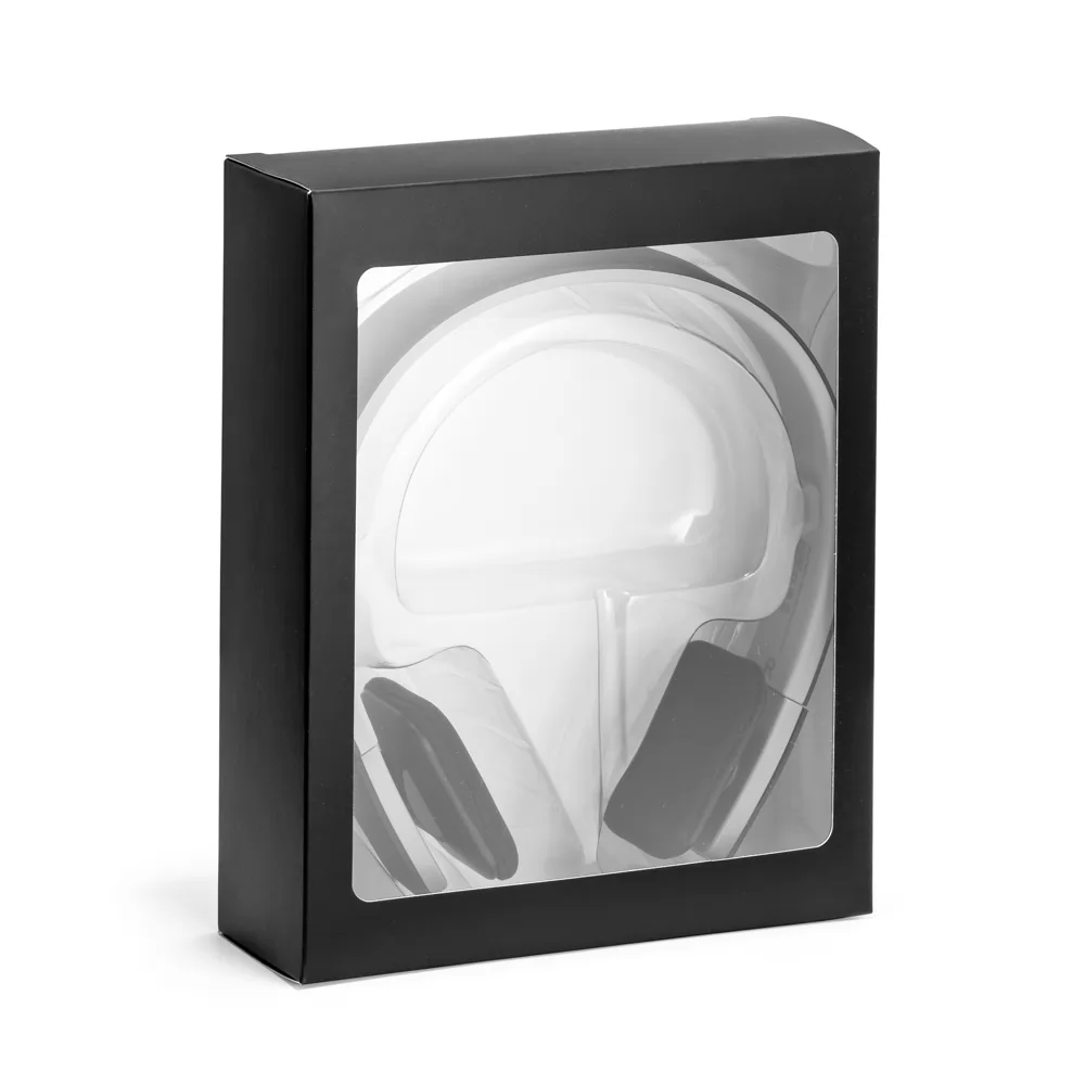 Fone de ouvido ajustáveis em ABS com microfone Personalizado