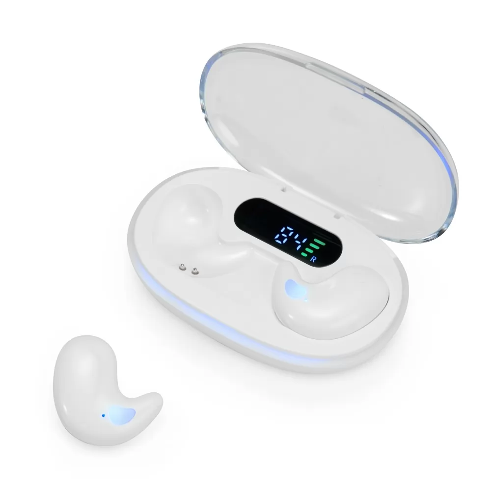 Fone de Ouvido Bluetooth com Case Carregador Personalizado