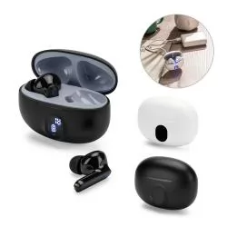 Fone de Ouvido Bluetooth em ABS Reciclado Personalizado Fone de Ouvido Bluetooth em ABS Reciclado Personalizado