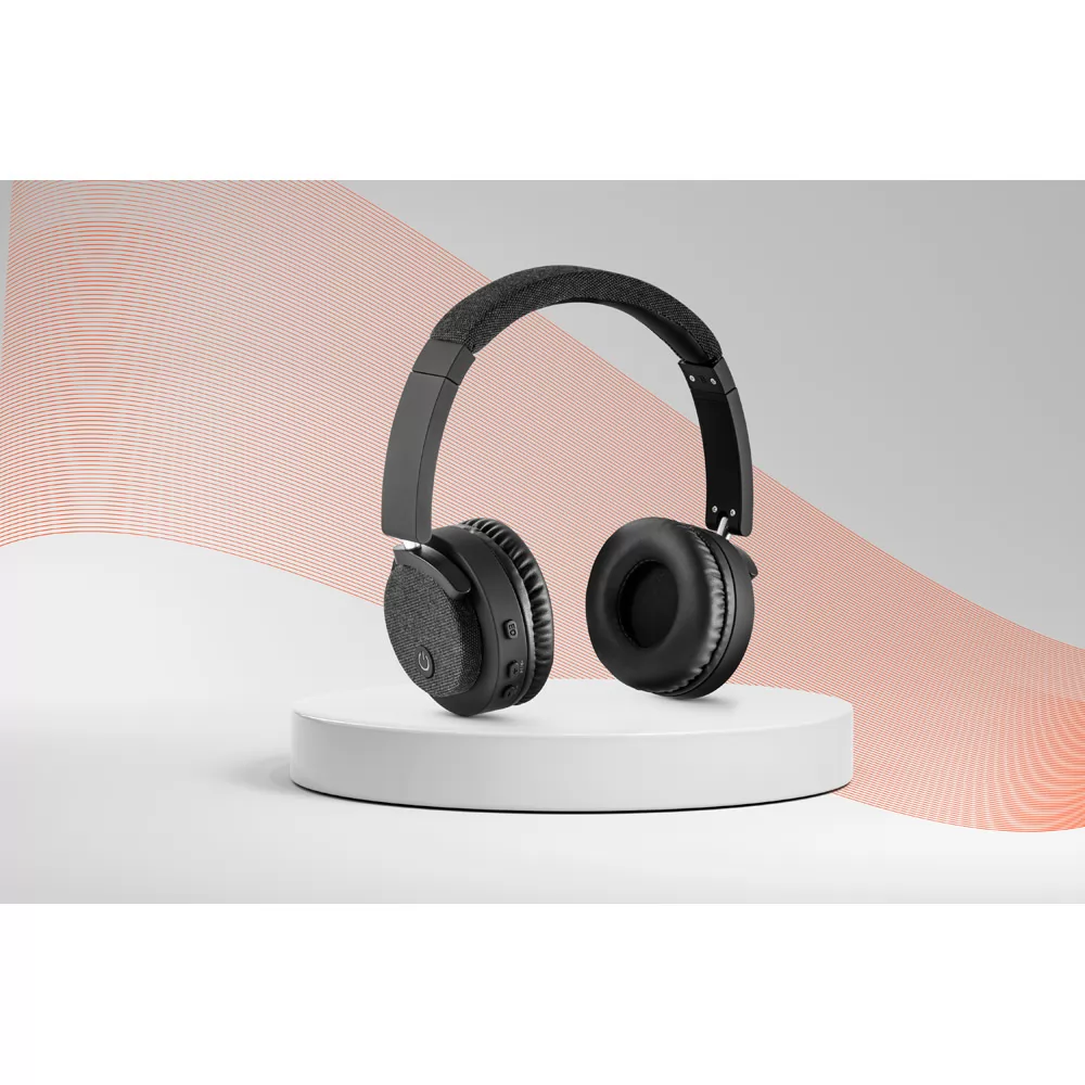 Fones de ouvido sem fios em ABS e tecido Personalizados