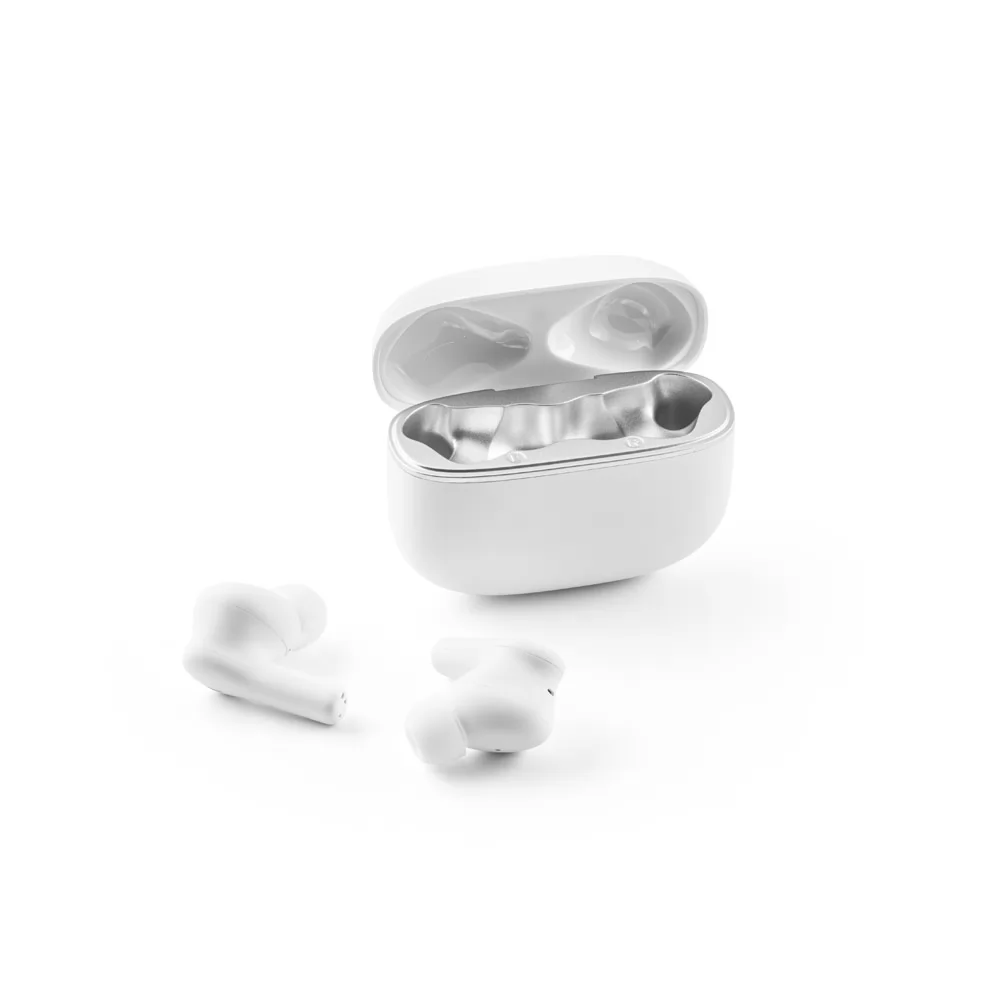 Fones de ouvido wireless em ABS 100% reciclado com ANC Personalizados