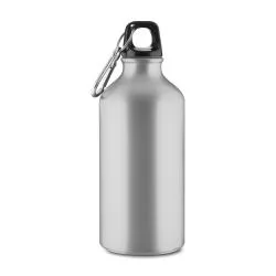 Garrafa de Alumínio Reciclado 550 ml Mosquetão Personalizada Garrafa de Alumínio Reciclado 550 ml Mosquetão Personalizada