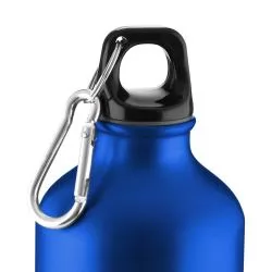 Garrafa de Alumínio Reciclado 550 ml Mosquetão Personalizada Garrafa de Alumínio Reciclado 550 ml Mosquetão Personalizada