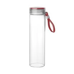 Garrafa de Vidro 400 ml Com Tampa Rosqueável Personalizada