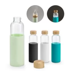 Garrafa de Vidro Borossilicato 600ml Personalizada  Garrafa de Vidro Borossilicato 600ml Personalizada
