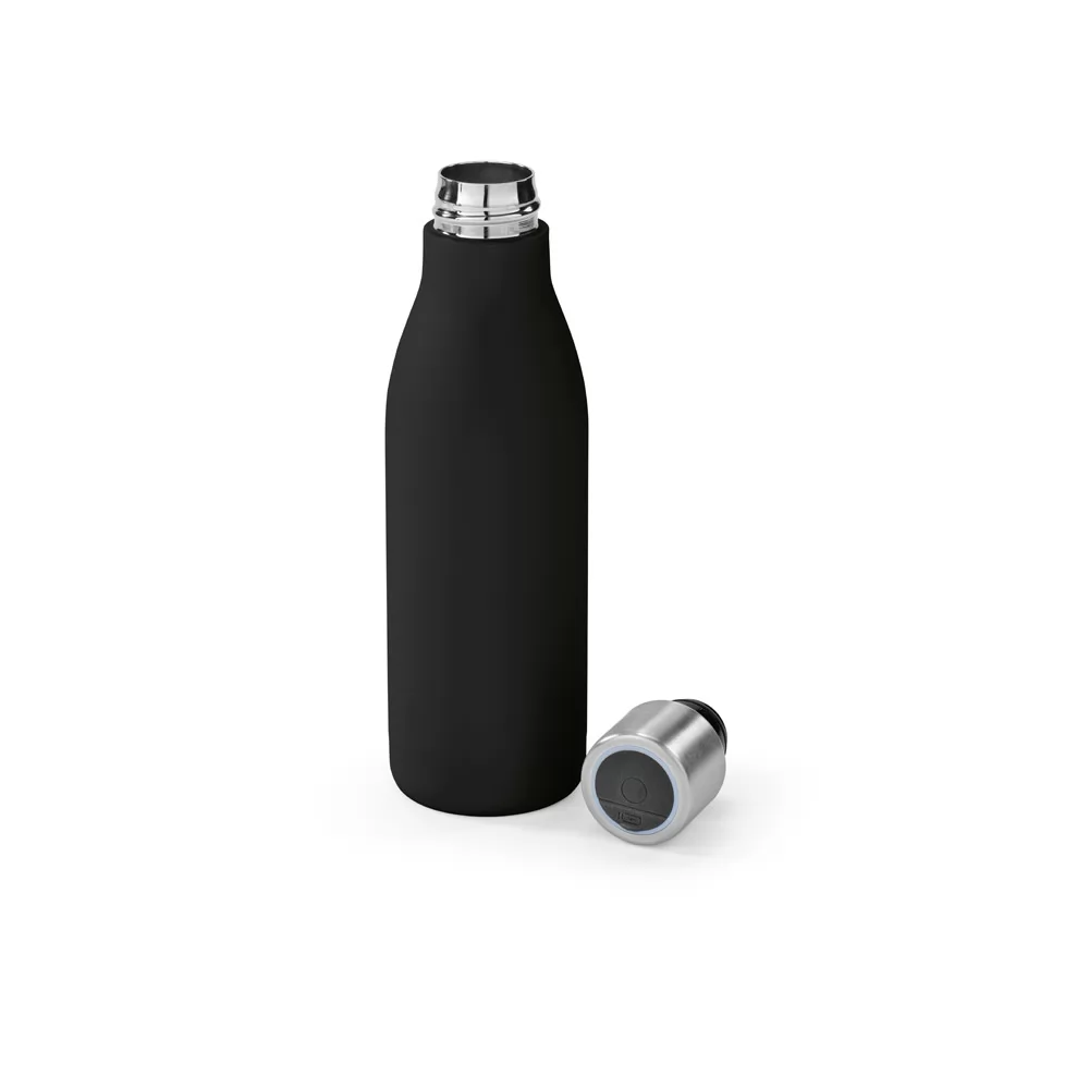 Garrafa em aço inox (90% reciclado) de parede dupla térmica 500 mL Personalizada