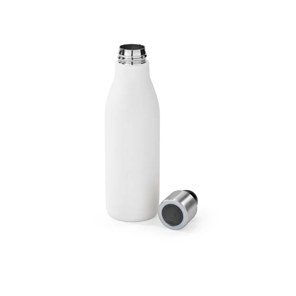 Garrafa em aço inox (90% reciclado) de parede dupla térmica 500 mL Personalizada