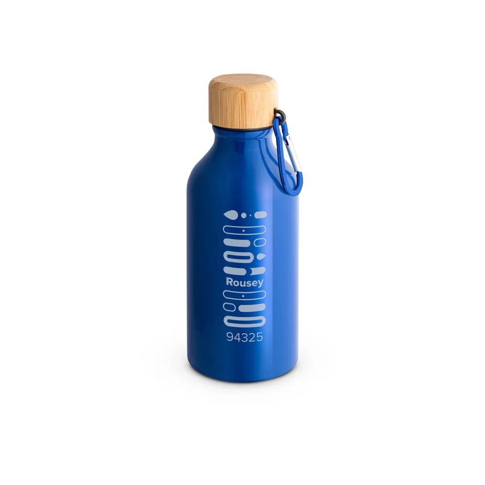 Garrafa em alumínio 100% reciclado 400ml Personalizada