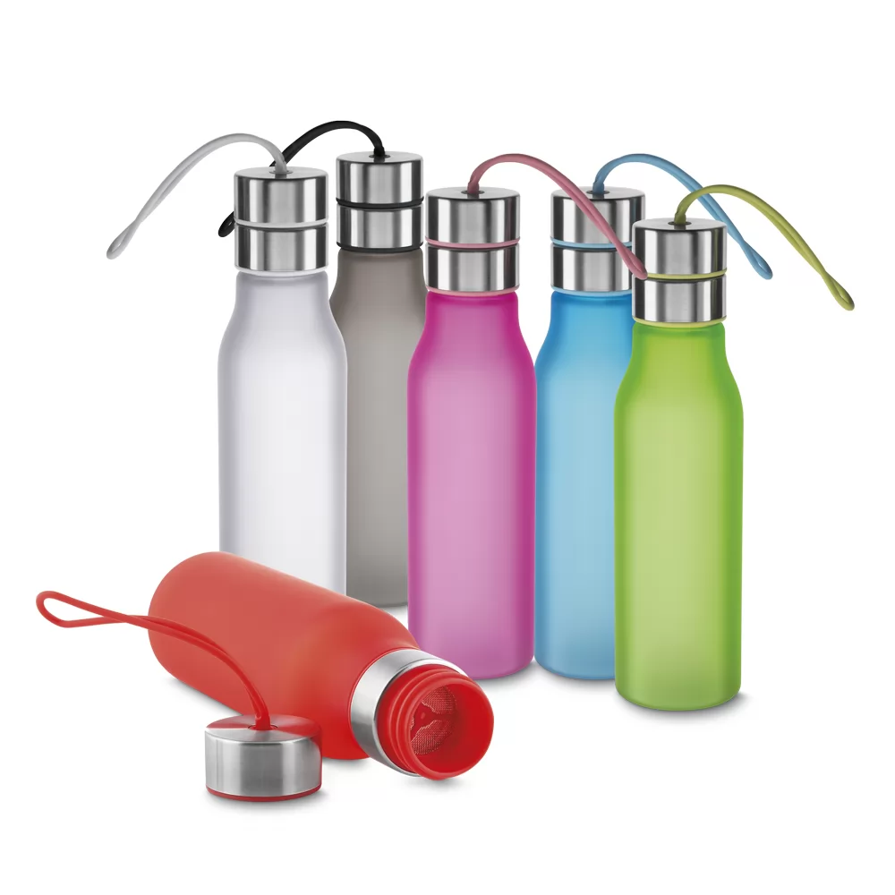 Garrafa Plástica 600ml Com Filtro Personalizada