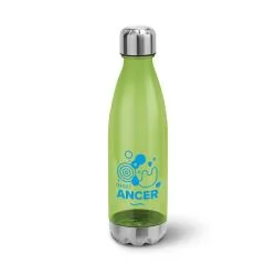Garrafa Plástica com Acabamento em Aço Inox 700ml Personalizada