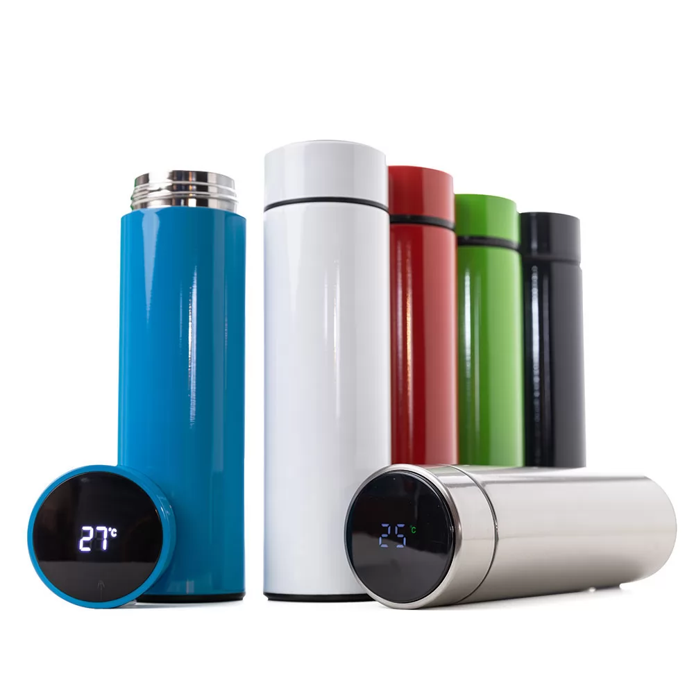 Garrafa Térmica 450ml Com LED Personalizada