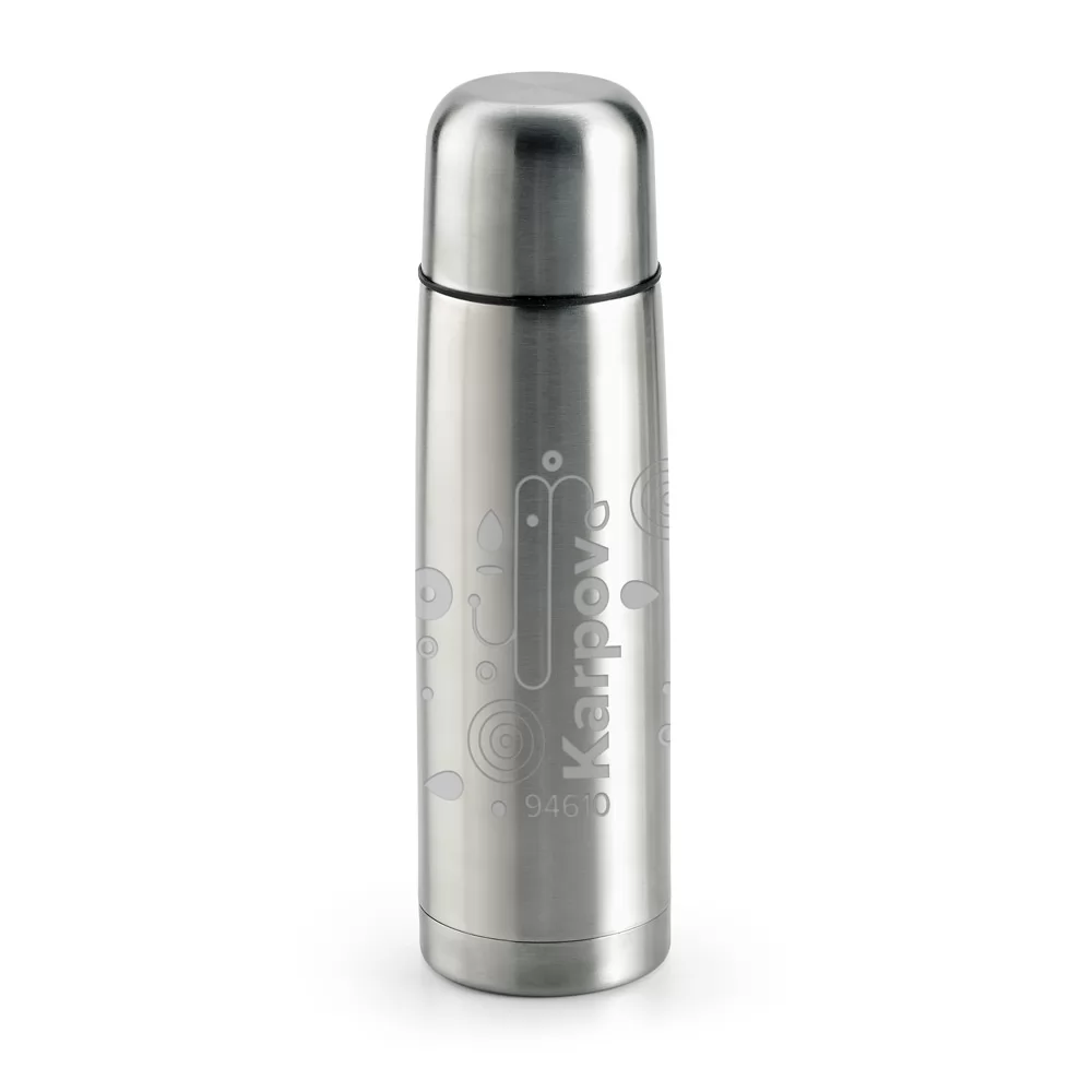 Garrafa térmica em aço inox 500 mL Personalizada