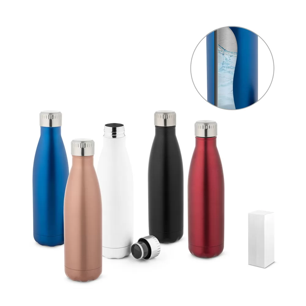 Garrafa Térmica em aço inox 540 mL Personalizada