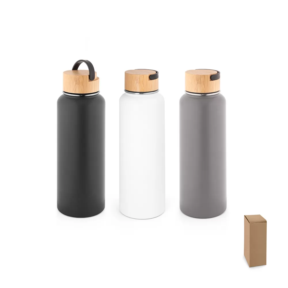 Garrafa térmica em aço inox ( 90% reciclado) 1,2 Litros Personalizada