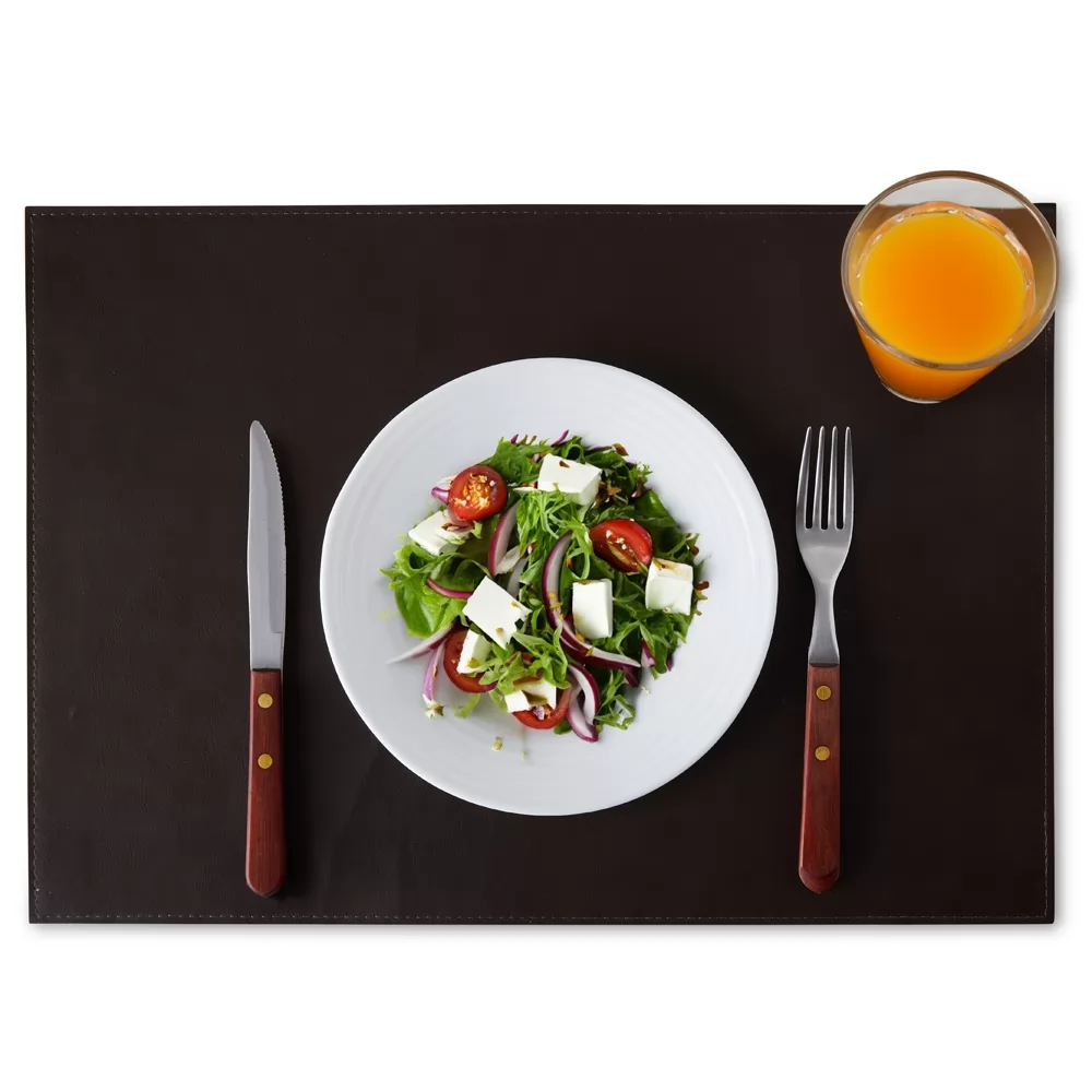 Jogo Americano Couro Sintético Personalizado