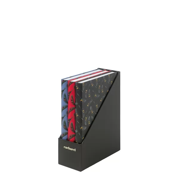 Kit 3 cadernos premium Cacharel Personalizado