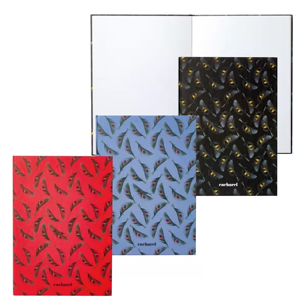 Kit 3 cadernos premium Cacharel Personalizado