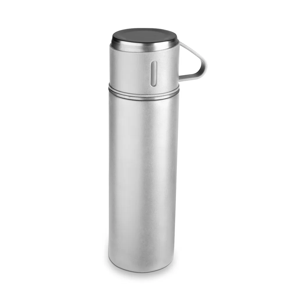 Kit Café com Garrafa Térmica e Canecas de Inox Personalizado