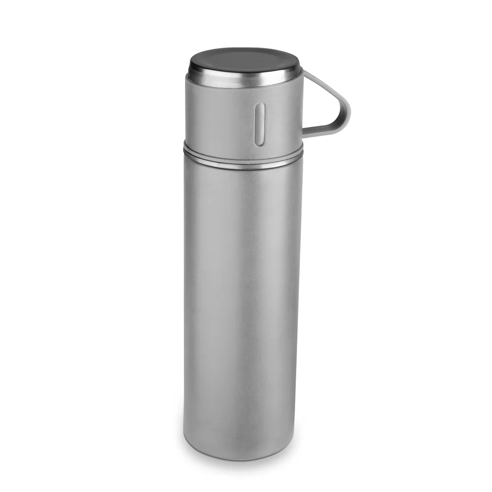 Kit Café com Garrafa Térmica e Canecas de Inox Personalizado