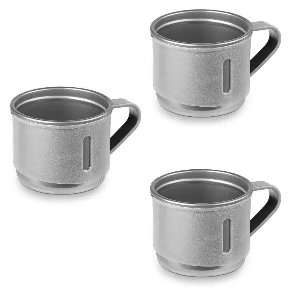 Kit Café com Garrafa Térmica e Canecas de Inox Personalizado