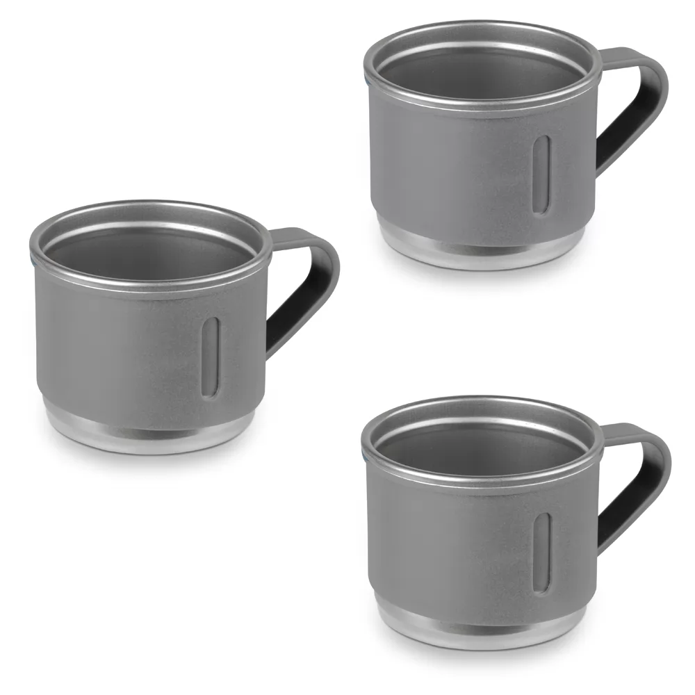 Kit Café com Garrafa Térmica e Canecas de Inox Personalizado