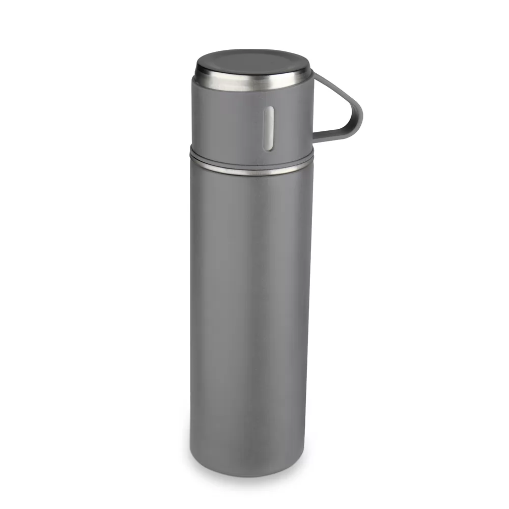 Kit Café com Garrafa Térmica e Canecas de Inox Personalizado