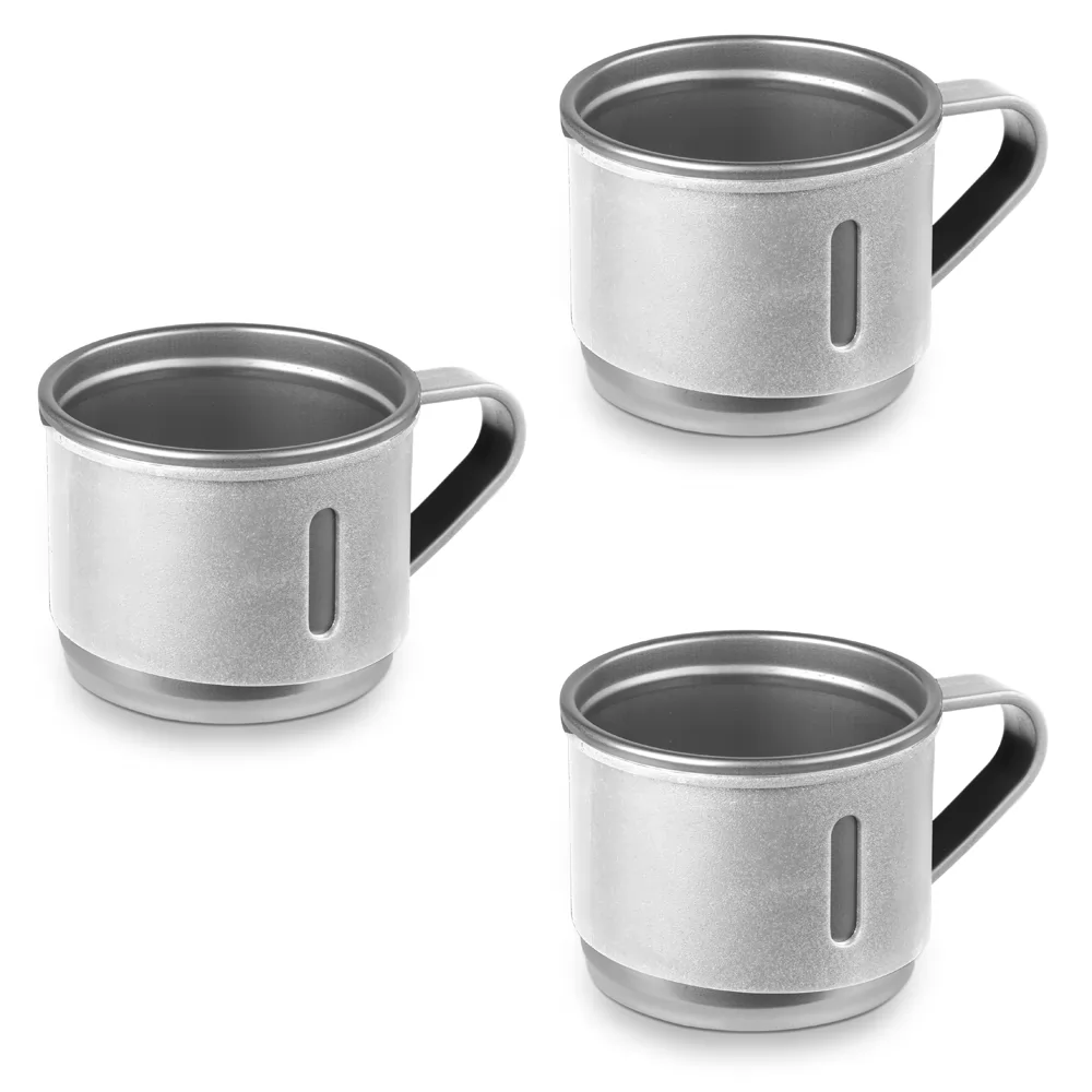 Kit Café com Garrafa Térmica e Canecas de Inox Personalizado