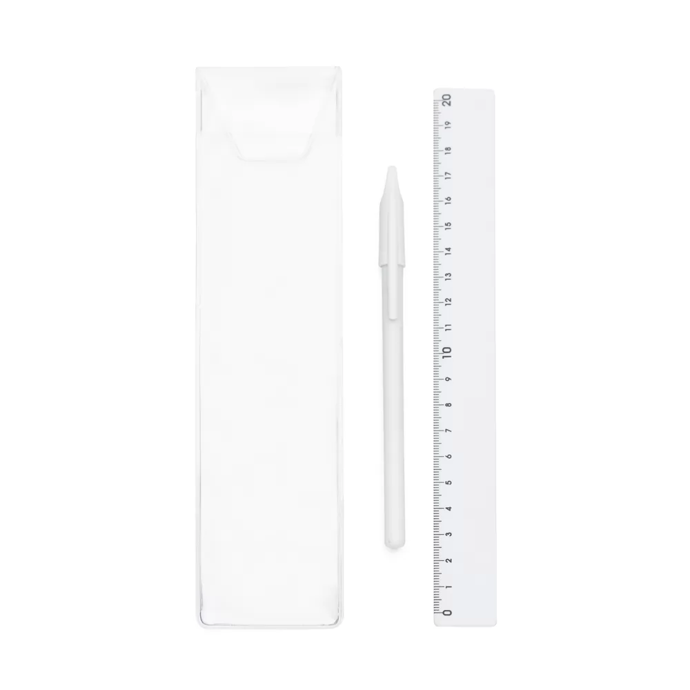 Kit Caneta e Régua Personalizado