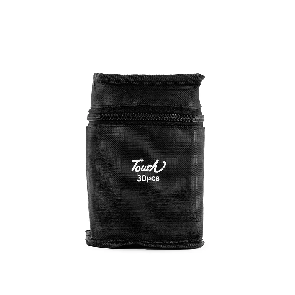 Kit Canetas Marcadoras Pontas Duplas 30 Cores Personalizado