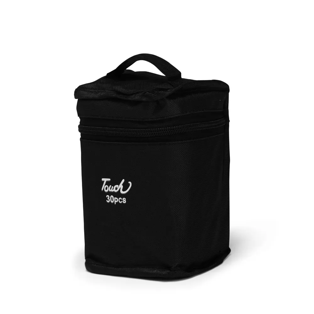 Kit Canetas Marcadoras Pontas Duplas 30 Cores Personalizado