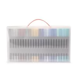 Kit Canetinhas Ponta Dupla 72 Cores Personalizado Kit Canetinhas Ponta Dupla 72 Cores Personalizado