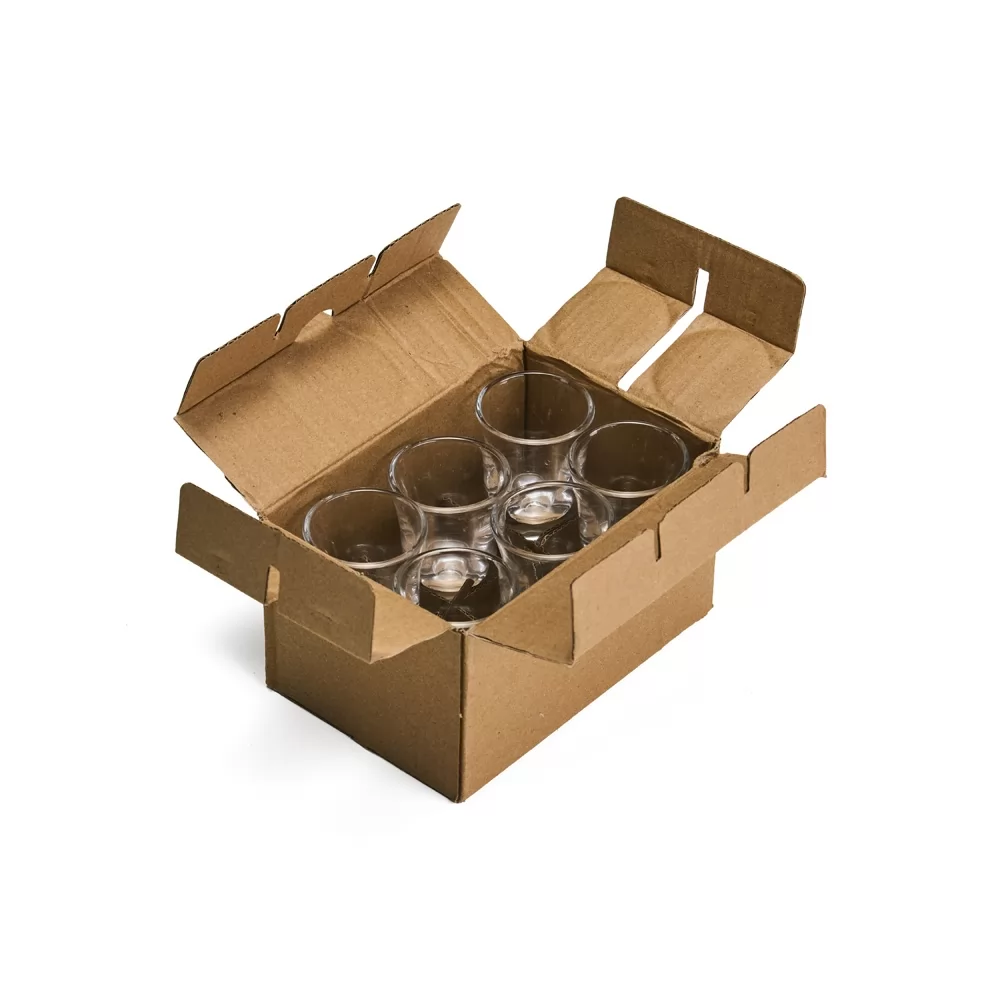 Kit Copo Vidro 30ml 6 Peças Personalizado