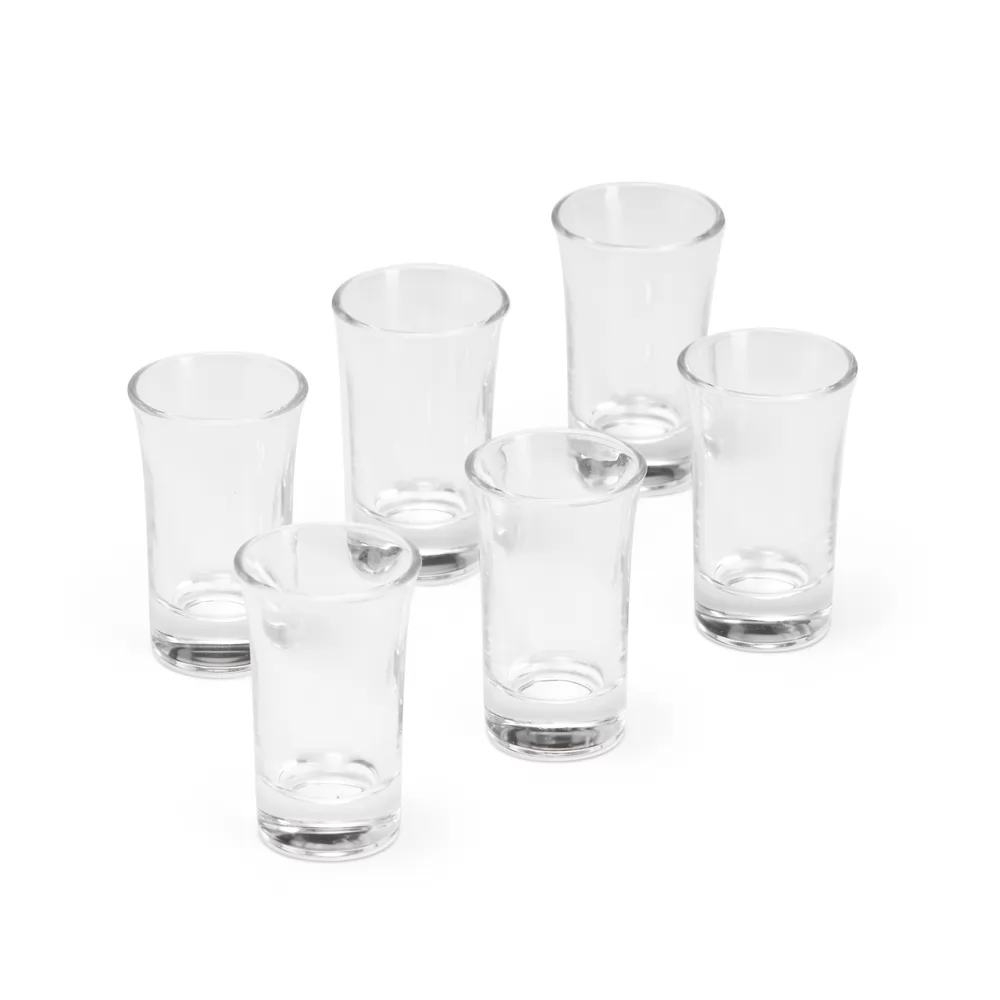 Kit Copo Vidro 50ml 6 Peças Personalizado Kit Copo Vidro 50ml 6 Peças Personalizado