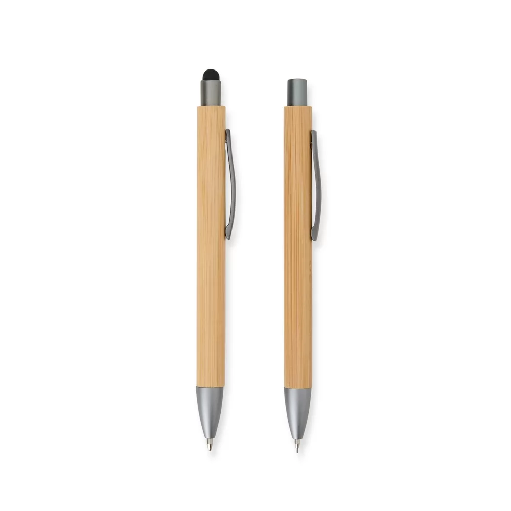 Kit Ecológico Caneta e Lapiseira Bambu Personalizado Kit Ecológico Caneta e Lapiseira Bambu Personalizado