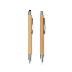 Kit Ecológico Caneta e Lapiseira Bambu Personalizado Kit Ecológico Caneta e Lapiseira Bambu Personalizado